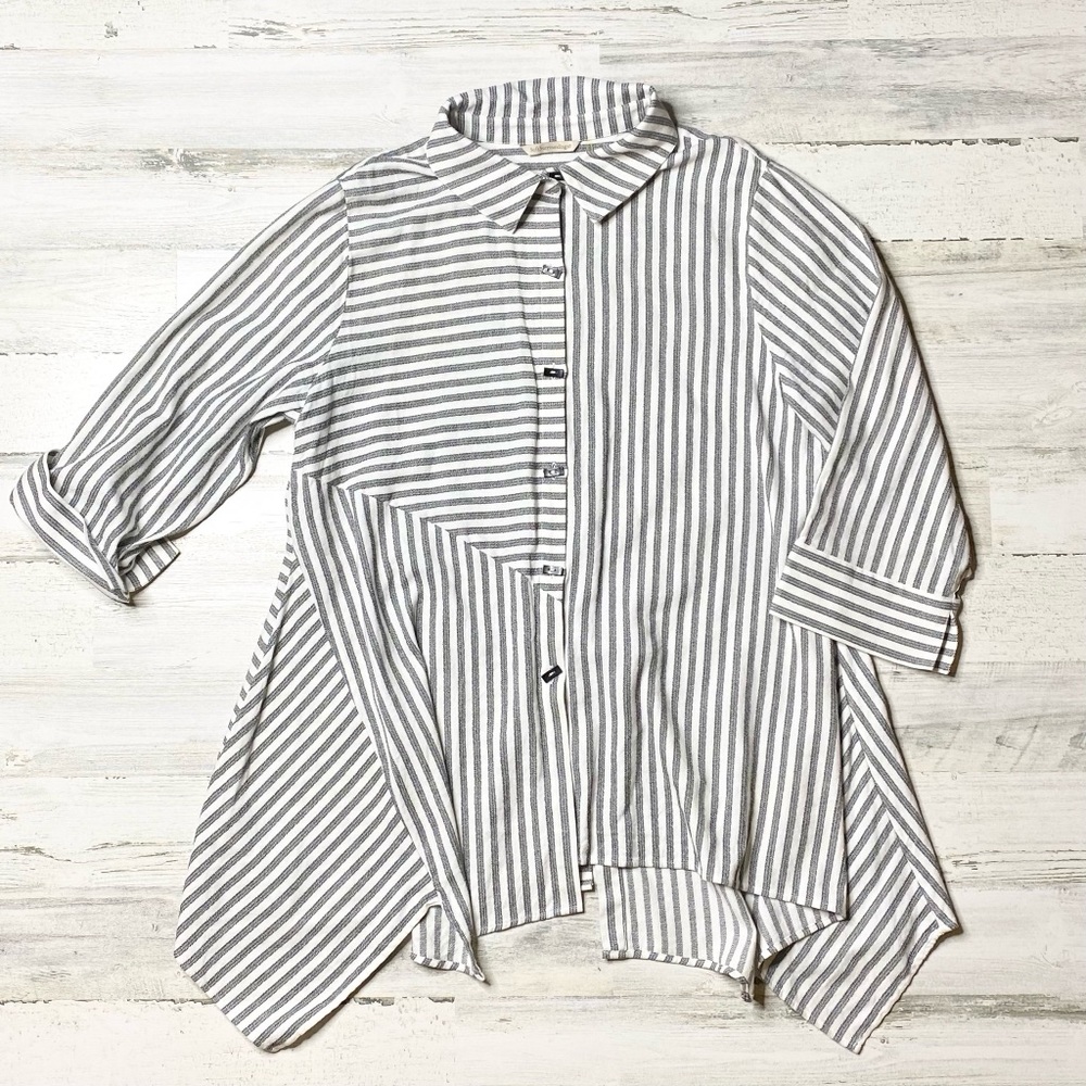 Women’s Plus Size Button Tunic